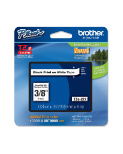 Laminato da 9 mm (8 m) Nero/Bianco