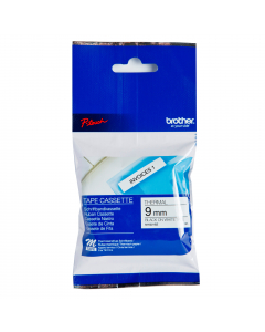 Nastro tipo M 9mm Nero/Bianco