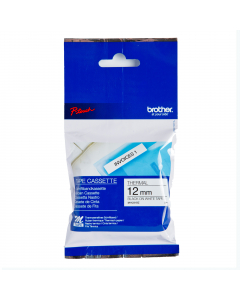 Nastro tipo M 12mm Nero/Bianco