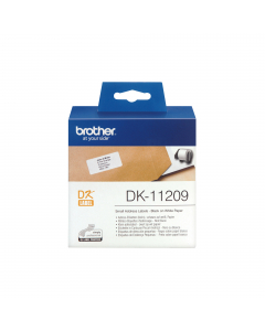 800 etichette ades in carta Nero/Bianco 29mm x 62mm