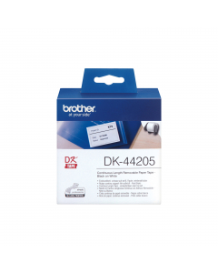 Nastro ades in carta Nero/Bianco 62mm - 30.48 metri lunghezza con adesivo removibile