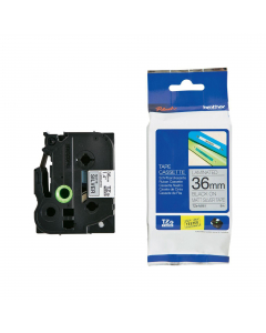 Nastro metallizzato opaco da 36 mm (8 m) Nero/Argento opaco