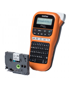 Etichettatrice palmare . nastri serie TZe da 3.5 a 12 mm. Utilizzabile sia batterie alcaline che con alimentatore. Adattatore AD24ES e un nastro da 12 mm inclusi.
