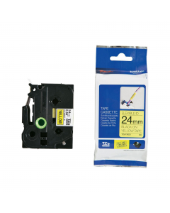 Laminato flessibile da 24 mm (8 m) Nero/Giallo