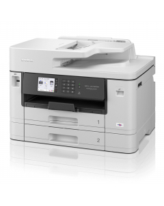 Multifunzione a colori con stampa A3 dai due cassetti standard e da bypass. vassoio multiuso. duplex in stampa. rete wireless e cablata. wi-fi direct. cloud. Brother App. Stampa mobile.