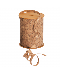 Linea Woodly nastro bifacciale di design naturale. Fantasia sughero. Rotolo da 200mt x h. 10mm.