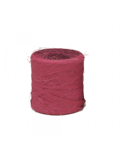 Bobina Raphia Vintage 200mt. Sintetica. Colore: bordeaux-65.