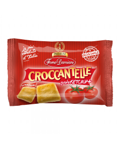 Invitanti quadrotti di focaccia senza olio di palma ma con olio di oliva, sale marino, cotte al forno e insaporite senza seconda cottura. Sacchetto da 35gr.

Ingredienti: Farina di grano tenero, olio di semi di girasole alto oleico, aroma gusto ketchup 4%