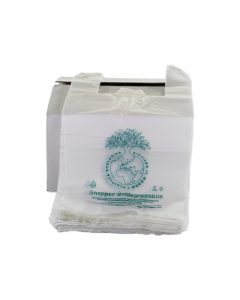(22+14X40CM) Spessore  13 My
Shopper biocompostabile al 100% conforme alla norma UNI EN 13432