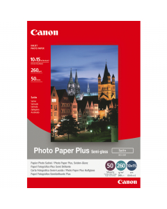 CANON CARTA FOTOGRAFICA SG-201 SEMI GLOSSY 260g/m2 10x15 50 FOGLI