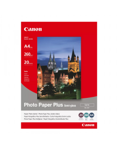 20 FOGLI CARTA SEMILUCIDA SATINATA PER STAMPE FOTOGRAFICHE A COLORI SG-201 A4