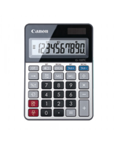 Ecologica;
10 cifre;
Display LCD inclinato;
Doppia alimentazione;
Funzioni tax
Conversione valuta; 
Confezione: Double Blister