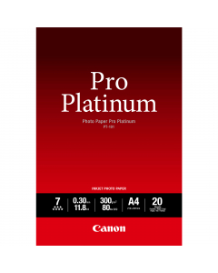 CANON CARTA FOTOGRAFICA PT-101 PRO PLATINUM 300g/m2 A4 20FOGLI