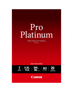 CARTA FOTOGRAFICA CANON PRO PLATINUM PT-101 A3 20 fogli 300g/m2