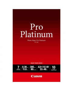 CANON CARTA FOTOGRAFICA PRO PLATINUM PT-101 300g/m2 A3+ 10FOGLI
