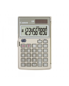 questa calcolatrice a 10 cifre da tavolo è realizzata con materiale riciclato dalle copiatrici Canon per favorire la sostenibilità ambientale. Ha un ampio display LCD e comode funzioni di calcolo delle tasse e calcolo aziendale.