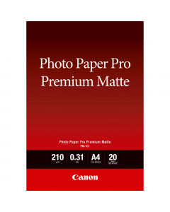 CARTA FOTOGRAFICA CANON PREMIUM OPACA PM-101 A4 - 20 fogli