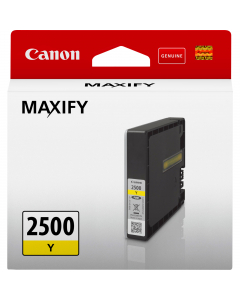 CANON INK PGI-2500 GIALLO Maxify iB4050, IB4150, MB5050, MB5150, MB5155, MB5350, MB5450, MB5455, 9,6 ml 700 pag