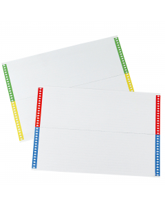 28 CARTONCINI DA 310MM SU FOGLIO A4 STAMPABILE CON QUALSIASI STAMPANTE. ADATTO PER CARTELLA SOSPESA DA CASSETTO. il foglio da 28 etichette è un normale foglio A4. Le singole etichette hanno queste misure: lunghezza 31xH0,6 cm.