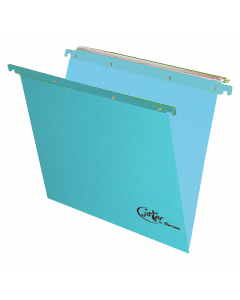Cartelle Top di gamma, eleganti ed ecologiche.
I colori brillanti rendono più intuitiva e piacevole l’attività di consultazione dei documenti. 
Le aste di sospensione colorate nelle stesse varianti di colore del cartone, facilitano l’attività di archiviaz