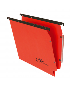 Cartelle ecologiche Top di gamma; I colori brillanti rendono più intuitiva e piacevole l’attività di consultazione dei documenti. Cartoncino ecologico (FSC) 270g/mq. fissato alle aste tramite robusti rivetti metallici. Bottoni a pressione per il collegame