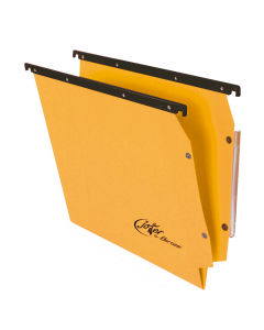 Cartelle ecologiche Top di gamma; I colori brillanti rendono più intuitiva e piacevole l’attività di consultazione dei documenti. Cartoncino ecologico (FSC) 270g/mq. fissato alle aste tramite robusti rivetti metallici. Bottoni a pressione per il collegame