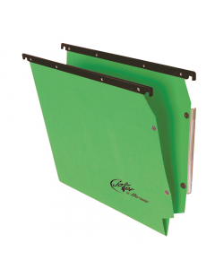 Cartelle ecologiche Top di gamma; I colori brillanti rendono più intuitiva e piacevole l’attività di consultazione dei documenti. Cartoncino ecologico (FSC) 270g/mq. fissato alle aste tramite robusti rivetti metallici. Bottoni a pressione per il collegame