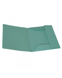 Cartellina per atti con 3 alette in cartoncino manilla riciclato da 200gr. F.to 25x33cm. Confezione da 50 cartelline.