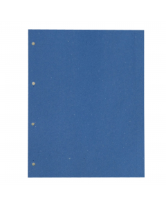 Separatori in cartoncino Manilla da 200 gr di colore azzurro. Foratura normalizzata a passo 8 cm (4 fori). Formato: 22x30 cm. Materiale 100% riciclato (certificazioni FSC e Blue Angel).