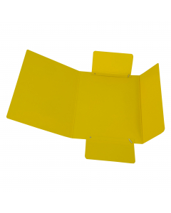 Cartellina a 3 lembi In robusto presspan bilucido da 700gr. Chiusura ad elastico tubolare. Formato utile: 25x34cm.