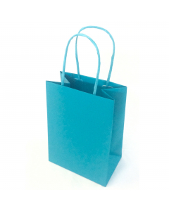 SHOPPERS DI CARTA KRAFT 90GR COLORATA CON MANICO IN CARTA RITORTA