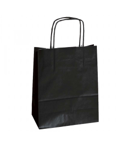 Shoppers di carta kraft 90/110gr colorata con manico in carta ritorta