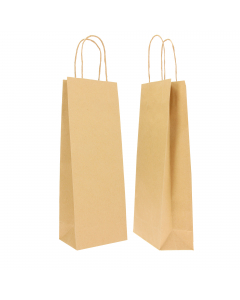 SHOPPER BIOKRAFT NEUTRO CORDINO. Il materiale Biokraft è una carta 100% riciclata, fabbricata utilizzando maceri selezionati di altissima qualità, idonei a garantire costanza di prodotto e di colorazione; è completamente riciclabile, certificato FSC e COM