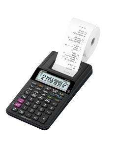 Display a 12 cifre. Alimentazione a batteria (4xaa), adattatore ac opzionale (ad-a- 60024). Tasti in plastica. Funzioni: check&correct, after-print, re-print, blackspace, euroconvertitore (2 valute), calcolo costi/vendite/margini, calcolo della tassa, cal