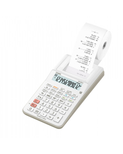Display a 12 cifre. Alimentazione a batteria (4xaa), adattatore AC opzionale (ad-a- 60024). Tasti in plastica. Funzioni: check&correct, after-print, re-print, blackspace, euroconvertitore (2 valute), calcolo costi/vendite/margini, calcolo della tassa, cal
