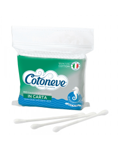 Busta in polietilene con chiusura minigrip da 160 bastoncini in cotone microbiologicamente controllati. Ideali per l'igiene quotidiana di tutta la famiglia. Composizione teste: cotone; Composizione bastoncino cotonato: carta. Lunghezza: 77mm; Colore:bianc