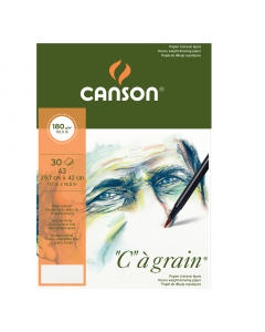 Carta da disegno colore bianco naturale a grana fine. Senza acidi e senza azzurranti ottici, perfetta per ottenere effetti di rilievo. Collata in massa e in superficie per resistere a continue cancellature e raschiature.
