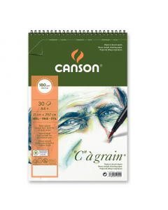 Carta da disegno colore bianco naturale a grana fine. Senza acidi e senza azzurranti ottici, perfetta per ottenere effetti di rilievo. Collata in massa e in superficie per resistere a continue cancellature e raschiature.