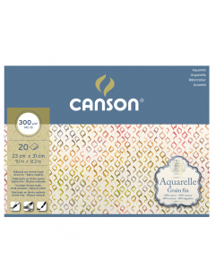 Carta per acquerello prodotta su forma tonda. Composizione 60% cotone, senza acidi, senza azzurranti ottici, sensuale al tocco. Colore bianco caldo. Permette di ottenere colori brillanti e omogenei.