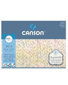 Carta per acquerello prodotta su forma tonda. Composizione 60% cotone, senza acidi, senza azzurranti ottici, sensuale al tocco. Colore bianco caldo. Permette di ottenere colori brillanti e omogenei.