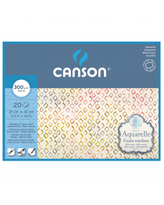 Carta per acquerello prodotta su forma tonda. Composizione 60% cotone, senza acidi, senza azzurranti ottici, sensuale al tocco. Colore bianco caldo. Permette di ottenere colori brillanti e omogenei.