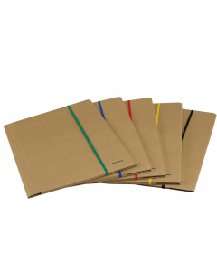 Cartellina a 3 lembi STARLINE in robusto cartone ecologico riciclato di colore avana da 0,8mm. Chiusura con elastico piatto colorato da 5mm. Cartellina cordonata con capacità massima fino a 4cm. Formato 25x35cm.

Caratteristiche di questo prodotto:
Codice