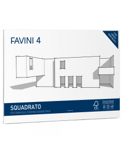 Album disegno favini 4 f.to 33x48cm 110 gr, 10 ff, a 4 angoli