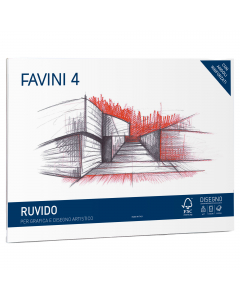 Album disegno favini 4 f.to 33x48cm 110 gr, 10 ff, a 4 angoli