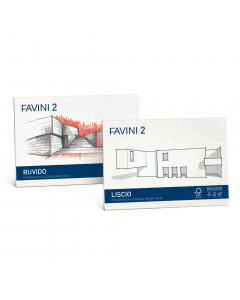 Album disegno favini 2 f.to 33x48cm 110 gr, 10 ff, collato lato lungo
