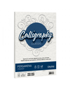 Carta da 190gr nelle morbide tonalità della pergamena riproposte dalla carta Laguna Favini. Utilizzabili per scrittura manuale, inkjet, laser e copy. Formato 21x29,7cm.