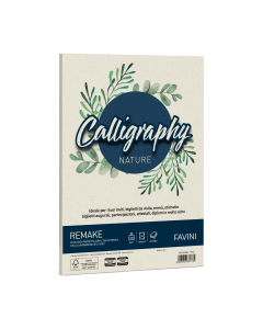 Cartoncino da 120 grammi nata da un processo di riuso creativo di sottoprodotti del cuoio che sostituiscono il 25% di cellulosa FSC.. Tonalità eleganti. Ideale per ogni tipo di stampa e rilegatura. Formato 21x29,7cm.