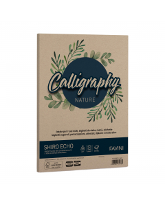 Cartoncino da 250 grammi sviluppata con il 100% di fibre riciclate. Tonalità sobrie ed eleganti in una finitura ruvida naturalew piacevole al tatto. Ideale per ogni tipo di stampa e rilegatura. Formato 21x29,7cm.
