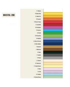 Cartoncino da 200gr prodotto con l'impiego di purissima cellulosa, non sbiancata e colorata nella pasta. Resiste alla luce e non sbiadisce. Superficie levigatissima, ideale per fondi, collage e layout.