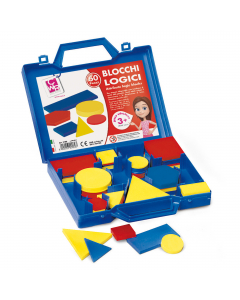 Il gioco che meglio rappresenta le attività logiche. Fondamentali nell'apprendimento e nella discriminazione di forme, colori, spessori e insiemistica.